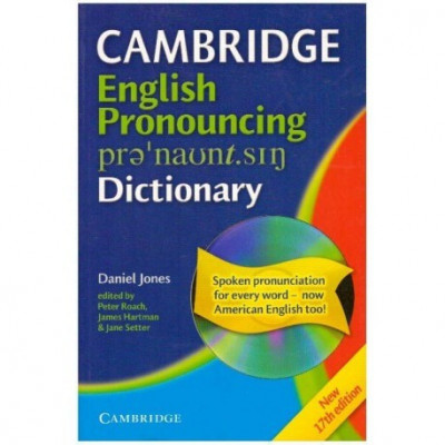 Daniel Jones - Cambridge English Pronouncing Dictionary ( nu contine CD ) - 124429 foto