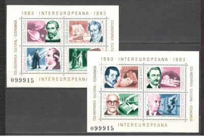 Romania.1983 INTEREUROPA-Bl. YR.759 foto
