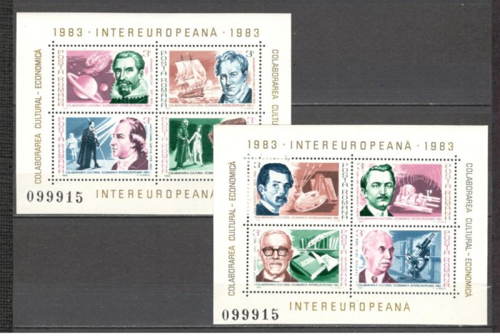 Romania.1983 INTEREUROPA-Bl. YR.759