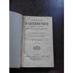 EXERCICES D&#039;ARITHMETIQUE - M.PH. ANDRE