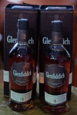 2 sticle de Whisky glenfiddich 18 ani single malt scotch whisky foto