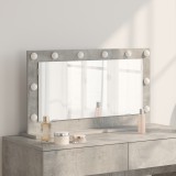 vidaXL Oglindă de toaletă Gri beton Beton 80 x 45 x 18 cm Oglindă