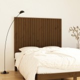 VidaXL Tăblie de pat pentru perete, maro miere, 140x3x110 cm, lemn pin 824971
