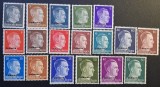Germania (1941&ndash;1943) - Ucraina / Reichskommissariat-Seria Completă cu Supraimprimeu "UKRAINE" (1 Pf p&acirc;nă la 80 Pfennig) (MNH) CLK1