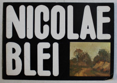 NICOLAE BLEI , CATALOG DE EXPOZITIE , GALERIA EFORIE , DECEMBRIE , 1982 foto