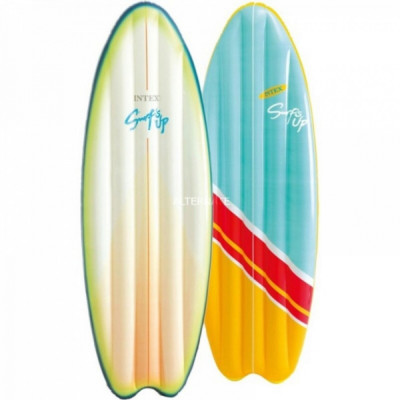 Saltea gonflabila Surf Intex, 178x69 cm, polivinil, multicolor foto