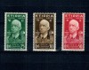 Etiopia Italiana 1936 - Regele Victor Emanuel, serie incompleta nestampilata, cu sarniere