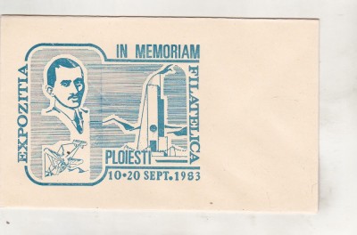 bnk fil Plic ocazional Expofil Aurel Vlaicu Ploiesti 1983 foto