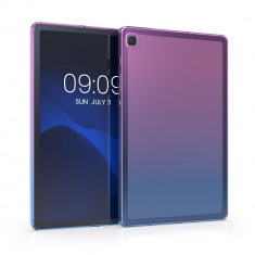 Husa pentru tableta Samsung Galaxy Tab S6 Lite (2022), Kwmobile, Violet/Albastru, Silicon, 52242.03