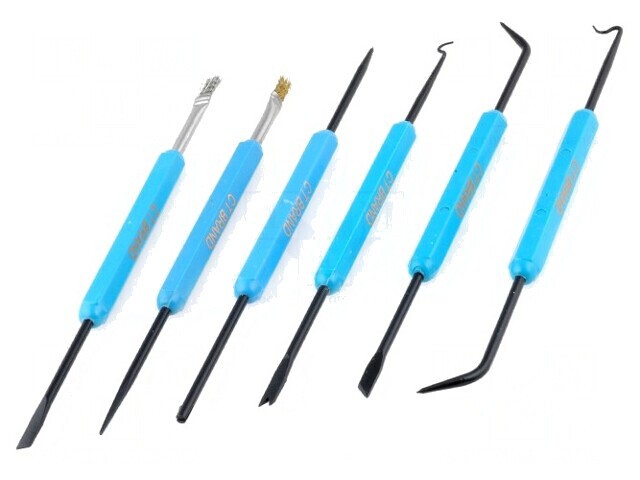 Set Răzuitoare și Perii 180mm 6 Bucăți