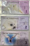 Set bancnote de colectie Teritoriul Artic UNC
