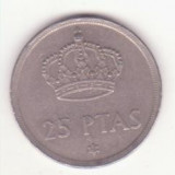 Spania 25 pesetas 1975 (79 &icirc;n stea) -Juan Carlos I., Europa