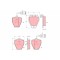 Set placute frana fata TRW, Audi A6 (C4), 06.94-10.97, A6 Avant (C4), 06.94-12.1997, A8, 1994-2005, Fata; puntea fata; Sistem de franare : hidraulic