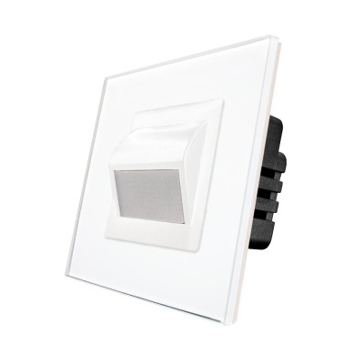 Lampa de Veghe LED cu Lumina Alb - Neutra LUXION cu Rama de Sticla SmartElectro IntelligentHouse foto