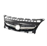 Grila radiator Opel Astra J, 2013-, montare fata, cromat/negru; complet, RapidAuto