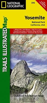 Yosemite National Park: Trails Illustrated - National Park Maps foto
