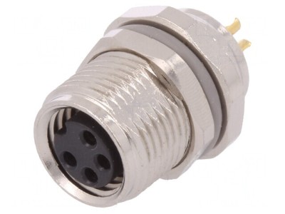 Conector M8 Mamă 4-PIN IP67 30V foto