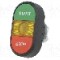 Intrerupator dublu, 22mm, seria MPD, IP66, ABB - 1SFA611133R1103