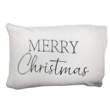 Cumpara ieftin Fata perna Mery Christmas textil alb verde 35x50 cm