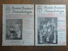 REVISTA ROMANA DE STOMATOLOGIE, 1938, COLECTIE COMPLECTA,6 NUMERE foto