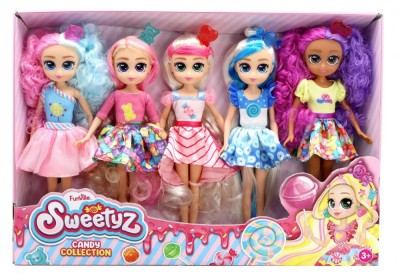 SET DE 5 PAPUSI, SWEETYZ, 23 CM foto