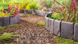 Bordura de gradina Strend Pro Garden, imitatie piatra, 2,5 m, 10 piese