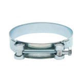 Colier forta, clema metalica zincata cu surub W1 pentru furtunuri 104-112mm Breckner Germany