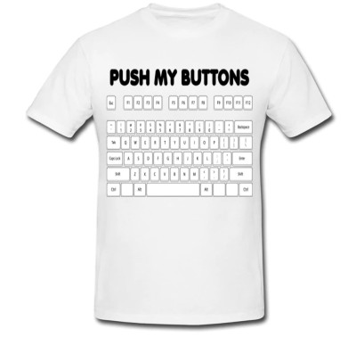 Tricou &amp;quot; Push my buttons &amp;quot; foto