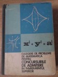 CULEGERE DE PROBLEME DE MATEMATICA PENTRU CONCURSURILE DE ADMITERE IN INVATAMANTUL SUPERIOR-C. PERJU, ROMEO-348389