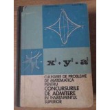 CULEGERE DE PROBLEME DE MATEMATICA PENTRU CONCURSURILE DE ADMITERE IN INVATAMANTUL SUPERIOR-C. PERJU, ROMEO-348389