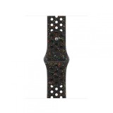 Curea Apple pentru Apple Watch 46mm Midnight Black Nike Sport Band S/M