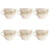 Set 6 Cesti Opal Gros pentru Cafea Gray 190ml GYC DNC57076