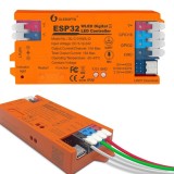 Cumpara ieftin Controller LED Adresabil GLEDOPTO ESP32 WLED, GL-C-016WL-D, 15A, Wi-Fi, USB-C, UART, Microfon Incorporat, Portocaliu