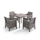 Rimer 4+1 set de mobilier de grădină cappuccino