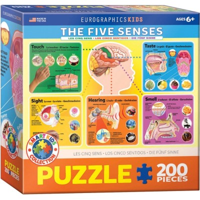 Puzzle 200 piese The Five Senses foto