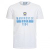 Manchester City tricou de bărbați No2 Tee white - S, Manchester City Official