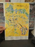 Bucarest, Carte touristique, București, Hartă turistică, circa 1958, 086