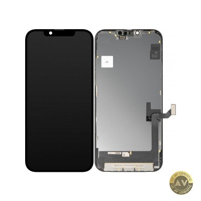 Display cu Touchscreen GX pentru Apple iPhone 14 Plus cu Rama Versiune OLED IC Movable Negru foto