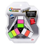 Jucarie Inteligenta Piramida Rubik cu Diferite Posibilitati de Aranjare si Modelare, Jucarie Antistres Premium, 36 Piese Multicolor, Original Deals