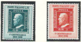 Italia 1959 Mi 1029/30 MNH - 100 de ani de timbre, Nestampilat