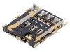 Conector pentru carduri Nano SIM cu buton SMT 6 pini