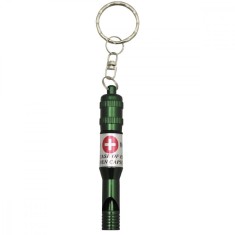 Fluier supravietuire cu inel si ID tag, impermeabil MFH OutsideGear Venture foto