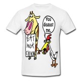 Tricou &quot; Eat mor Chicken &quot;