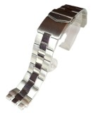 Cumpara ieftin Brățară Oțel Inoxidabil Bicolor pentru Swatch Irony Chrono &ndash; Finisaj