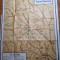 harta turistica - moldova de sub munte - dimensiuni 44/32 cm - aprox. anii &#039;70
