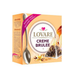 Cutie cu 15 piramide de ceai Lovar&eacute; - Creme Brulee: amestec de ceai negru, lapacho și petale de flori 30 g