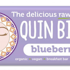 Baton bio raw vegan cu afine - Quin Bite 30 g | Quin Bite