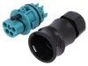 Conector Circular WIELAND Mufa 5 Pini 20A RST 96.052.4153.6 Tip Tata Argintat