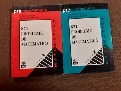 871 PROBLEME DE MATEMATICA-E ROGAI,LAURENTIU MODAN foto