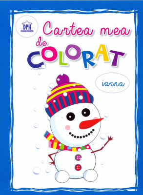 Cartea mea de colorat - Iarna | foto